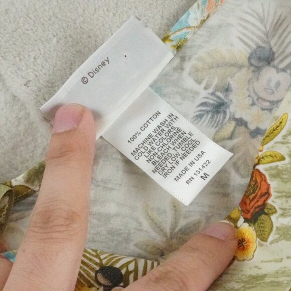 Aulani Disney Resort Dress Womens Medium Floral Mickey Mouse Print - Picture 4 of 10